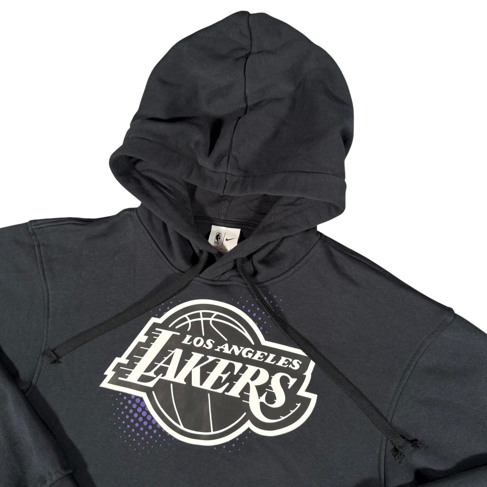 Nike Los Angeles Lakers NBA Mens Pullover Hoodie Black Size Small